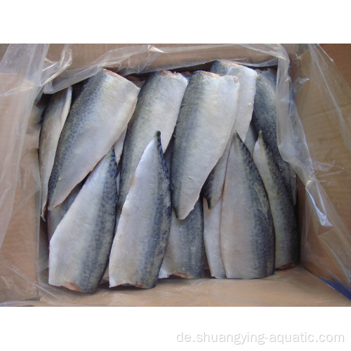 Gefrorener Fischpazifikmakrele -Filet im Impfstoffpaket